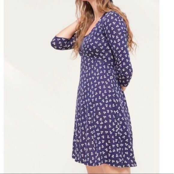 NWT Urban Outfitters Mercer Plunge Mini Dress - Picture 3 of 4